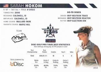 2022 Disc Golf Pro Tour - All-Stars #AS4 Sarah Hokom Back